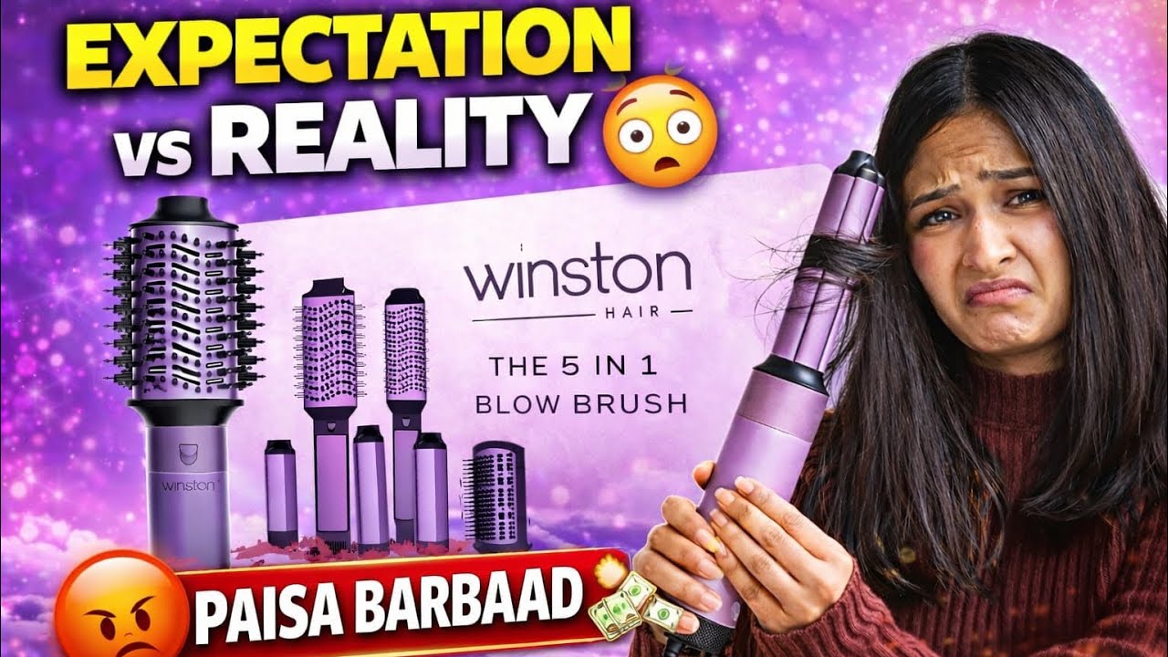 Watch this before buying it 🤕 | Winston Hair 5 in 1 blow brush review | Don’t waste your money 💰 
