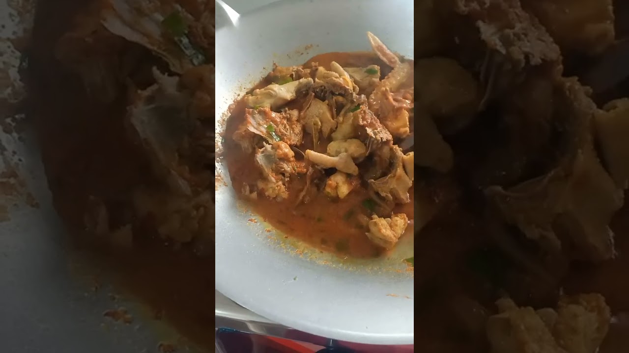 Masak rendang ayam kampung tua 