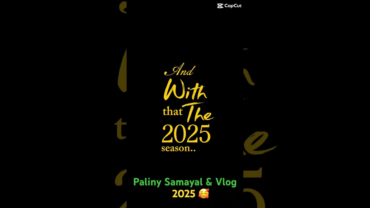 2025 Paliny Samayal & Vlog 