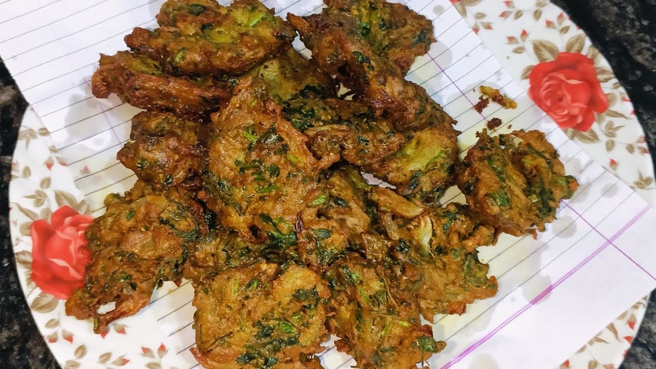 😋 Besan Wale Crispy Palak Pakode | 10 Minute Easy Recipe