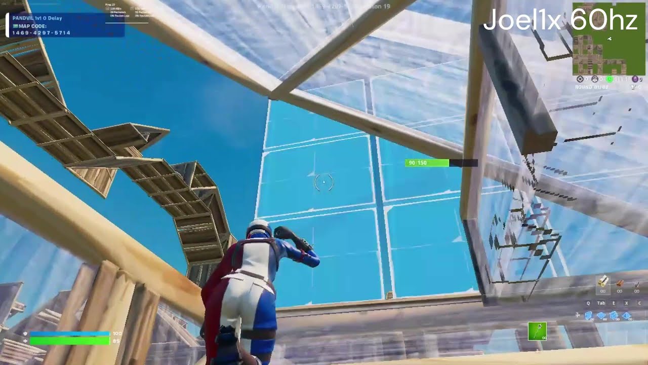 Recreating Cooper's Freebuild on 60hz 45ping in Fortnite