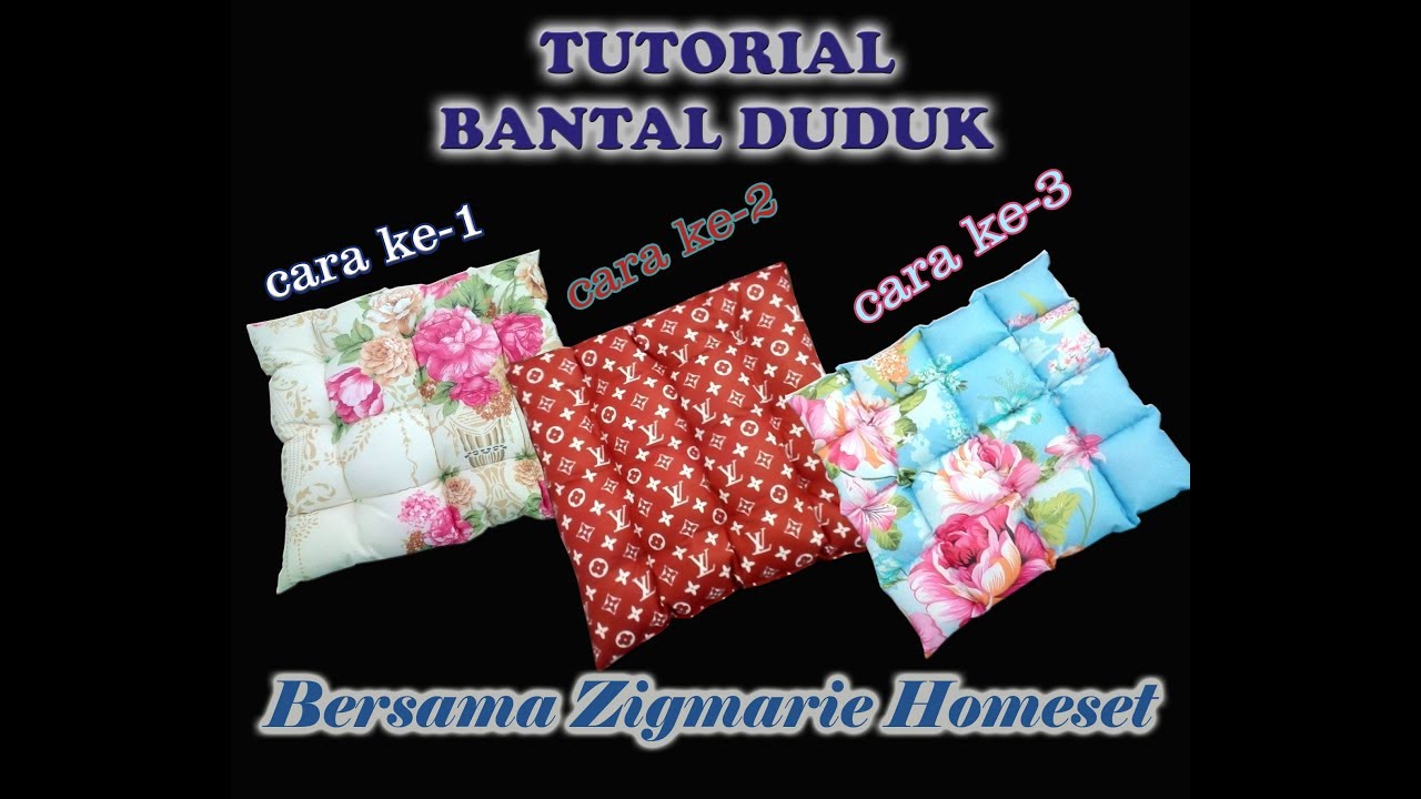 How to make a pillow to sit #bantalduduk #pillowsitting #floorcushion