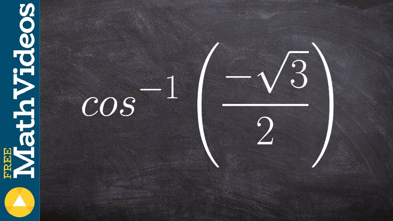 How to find the inverse of a trig value