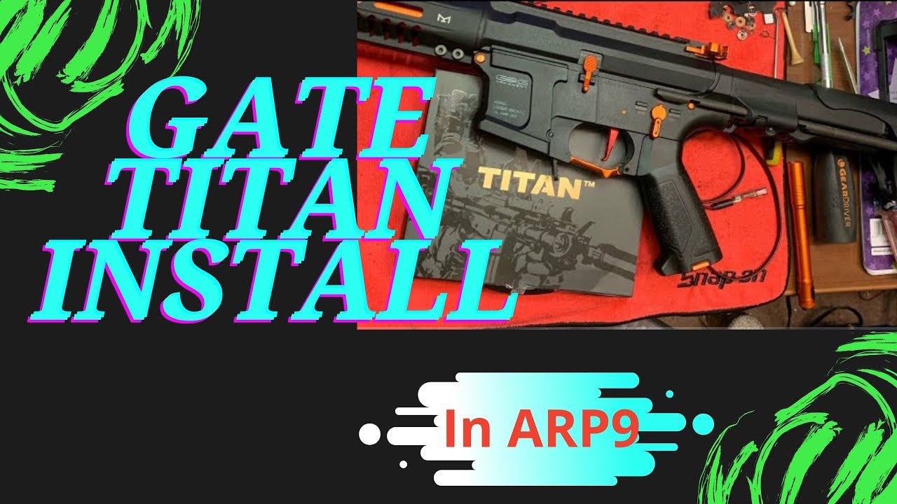 How to install a gate titan in a ARP9 step by step live stream