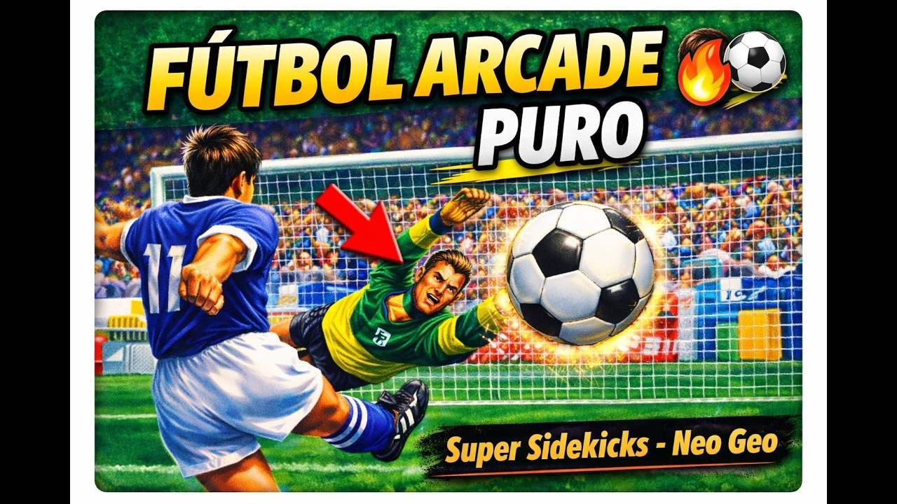 SUPER SIDEKICKS ⚽ El FÚTBOL ARCADE que marcó una ERA | Neo Geo Retro