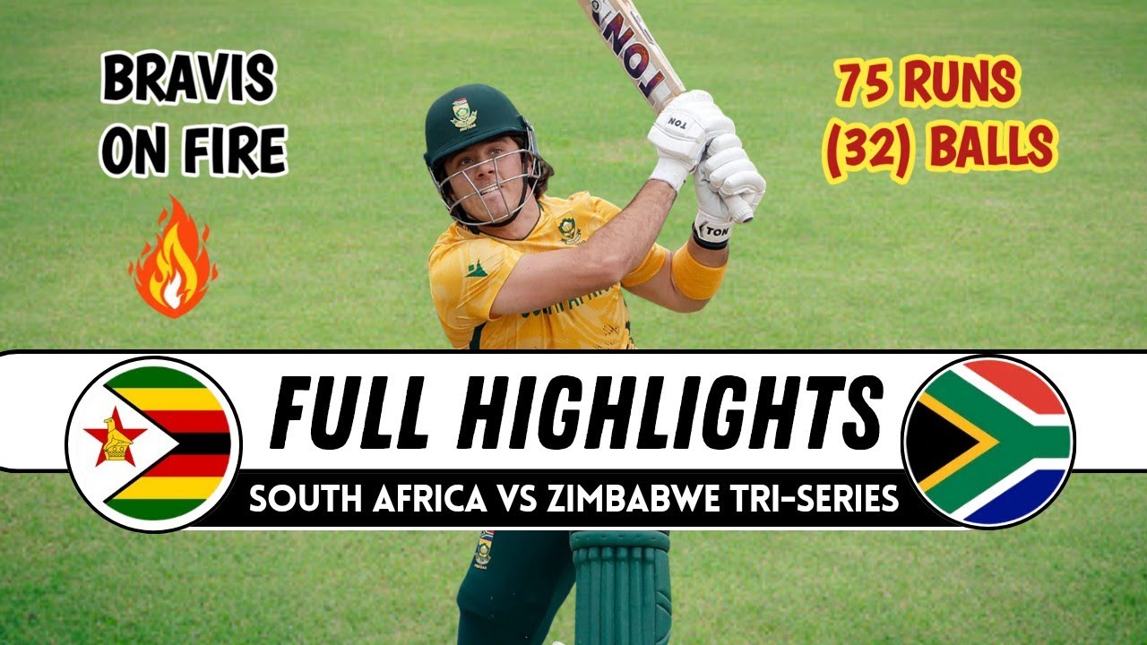 South Africa vs Zimbabwe 2nd T20 Full Highlights | Namibia T20 Tri-Series 2026