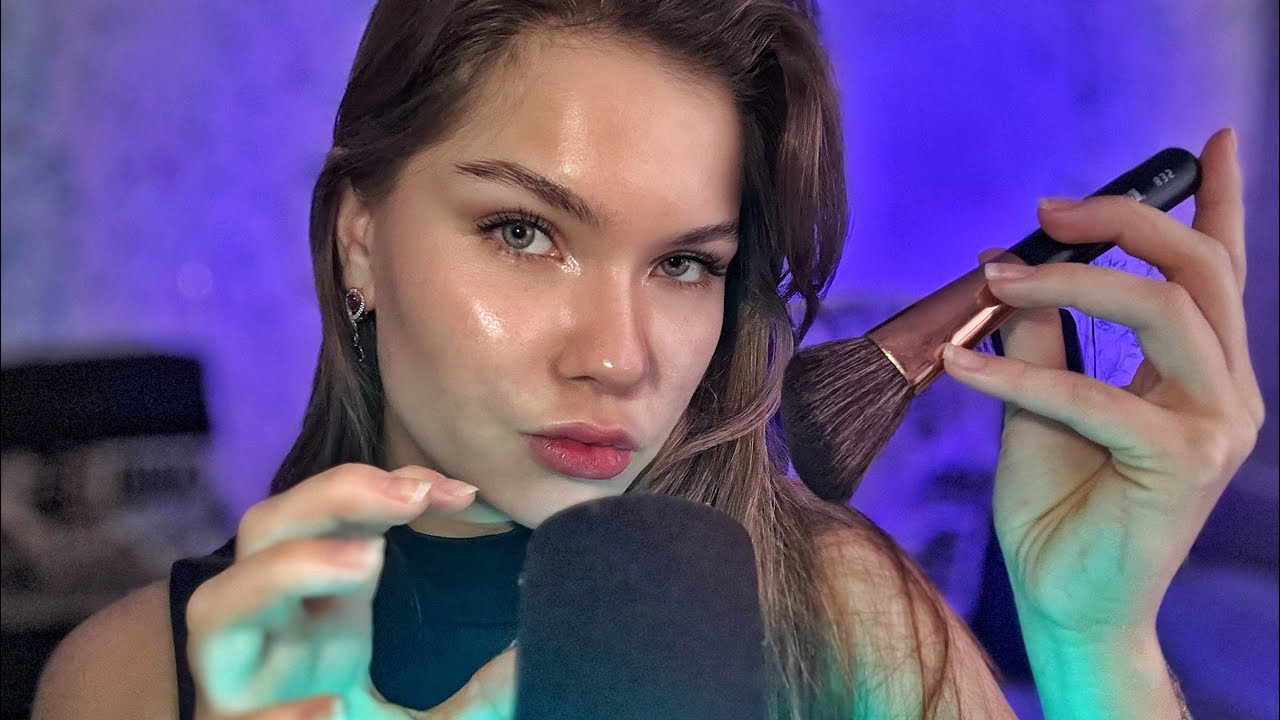 ASMR С эффектом ОЖИДАНИЯ🤭(пупырка, ложечка, кисточки и др.) 