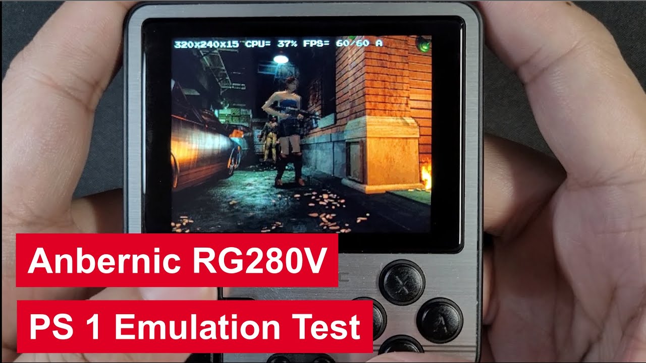 Anbernic RG280V PS1 Emulation Test