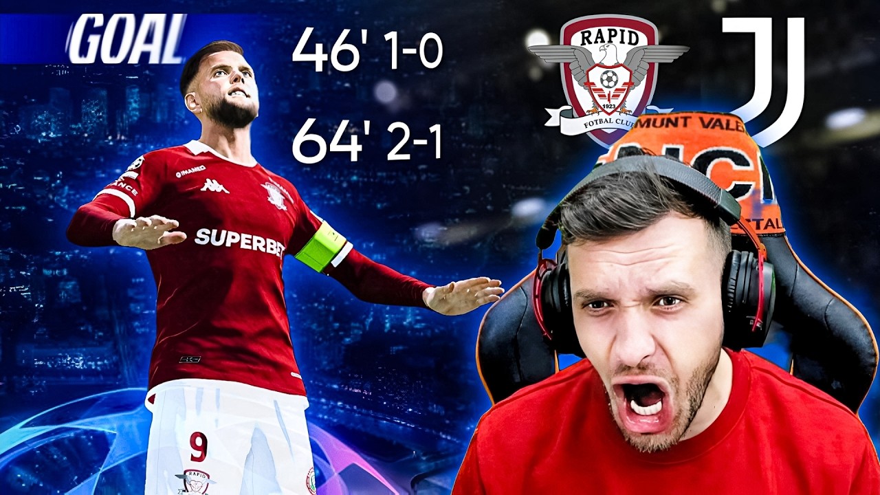 RAPID INTRA IN ISTORIE DUPA UN MECI NEBUN CU JUVENTUS! PES ROMANIA CARIERA CU RAPID