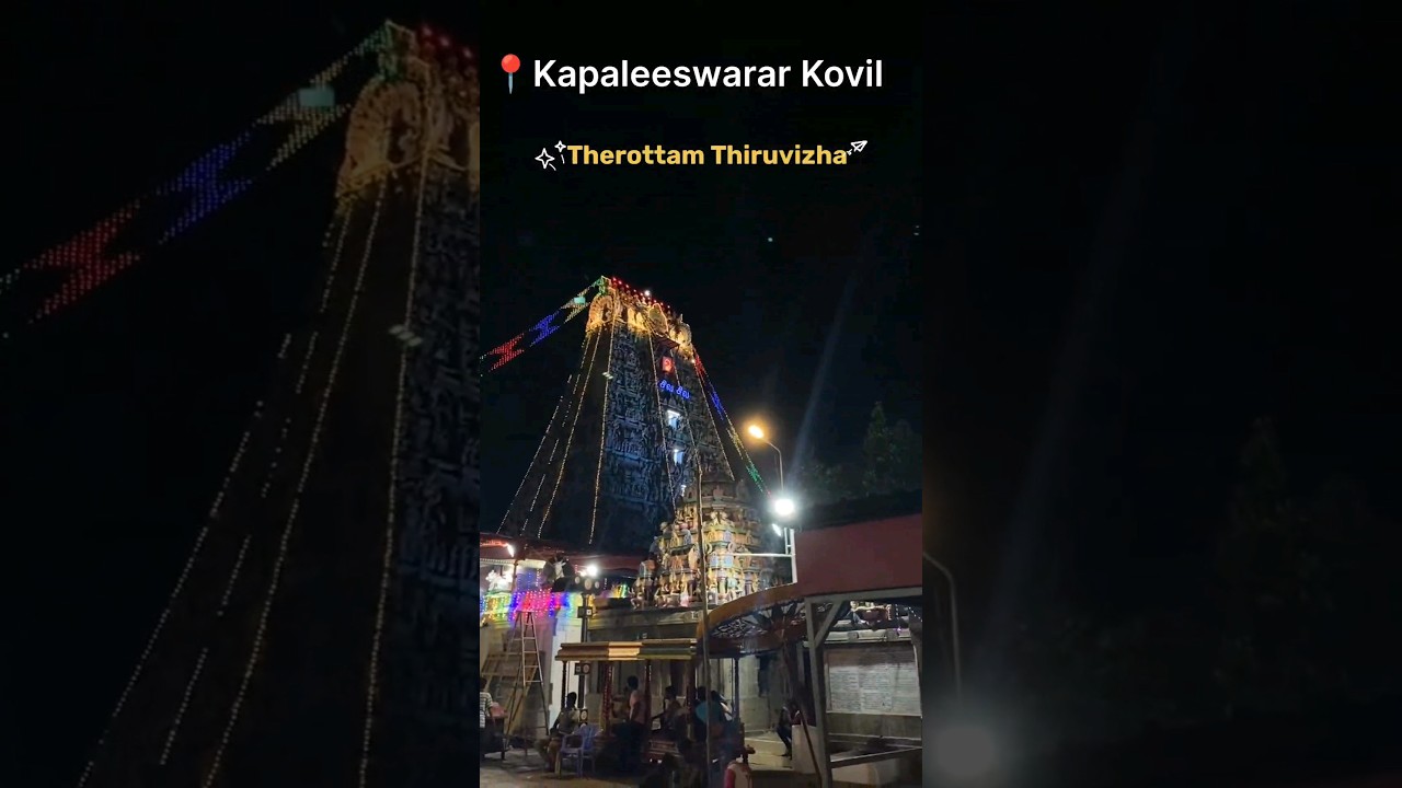 Kapaleeswarar Temple Therottam Thiruvizha ✨❤️🙏🏼 Mylapore #chennai #mylapore #kapaleeshwarartemple
