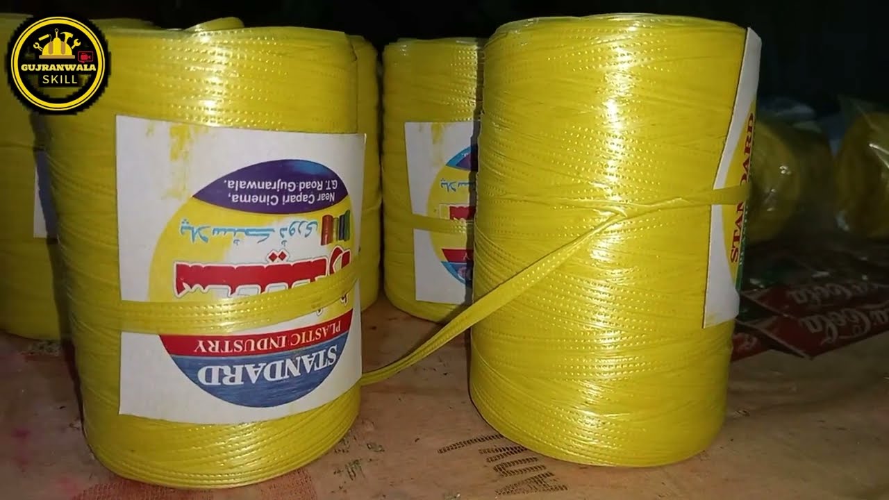 how to make plastic sutli dori manufacturing making process in factory