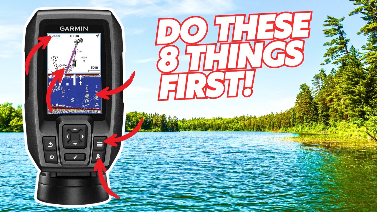 Garmin Striker 4 Beginner's Guide – DO THESE 8 THINGS FIRST