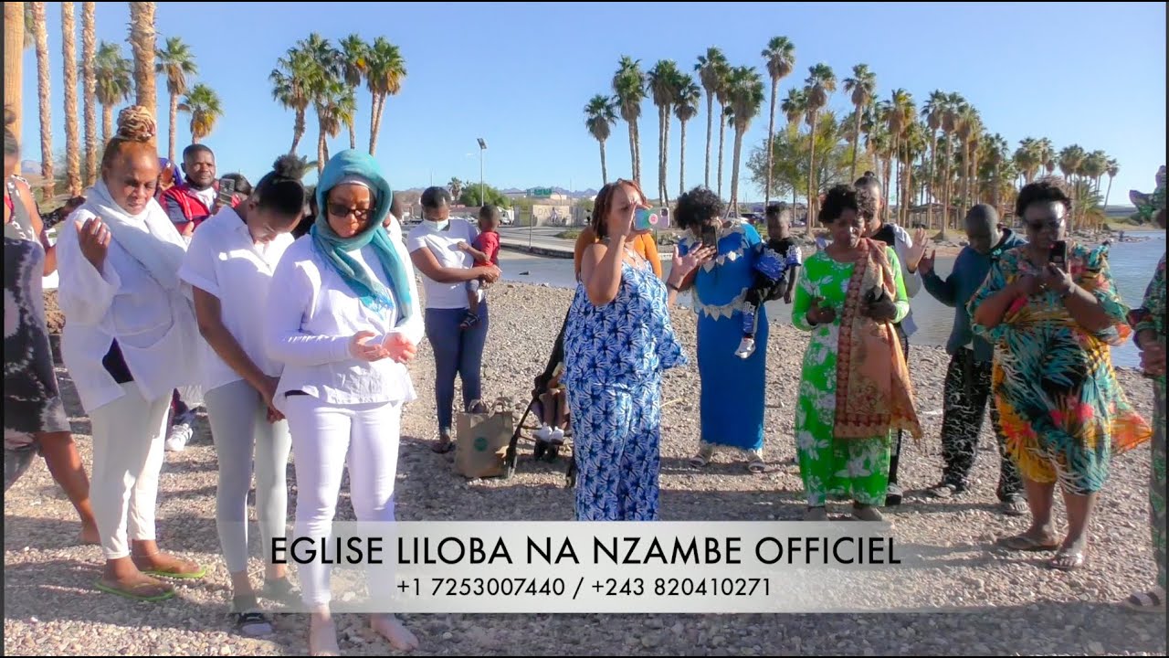 Church Liloba na nzambe,first baptism and second baptism with his greatness the prophet Khonde M. D