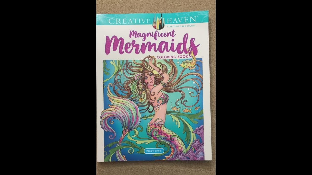 Magnificent Mermaids (Marjorie Sarnat) - Creative Haven flip through