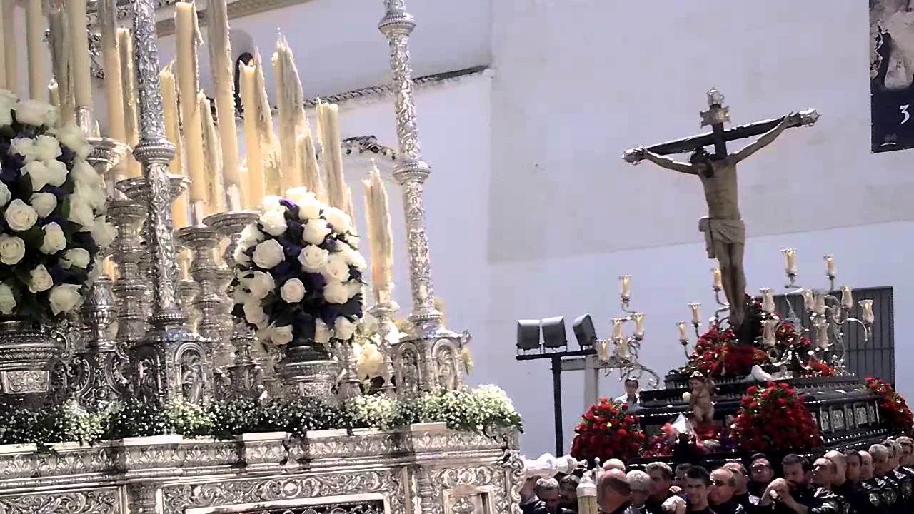 Encuentro Virgen de la Amargura y Cristo de la luz - Semana Santa Guadix 2014