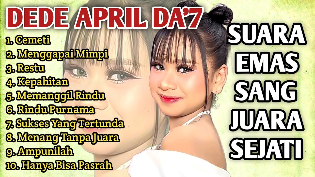 Suara Emas Anak Ajaib Yang Sedang Viral | Album Terbaru Dede April da7 | AI