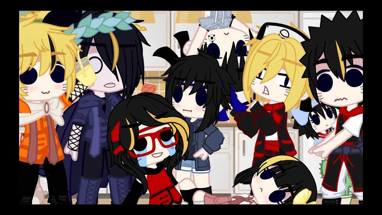 Un día normal en la familia SasuNaru👽