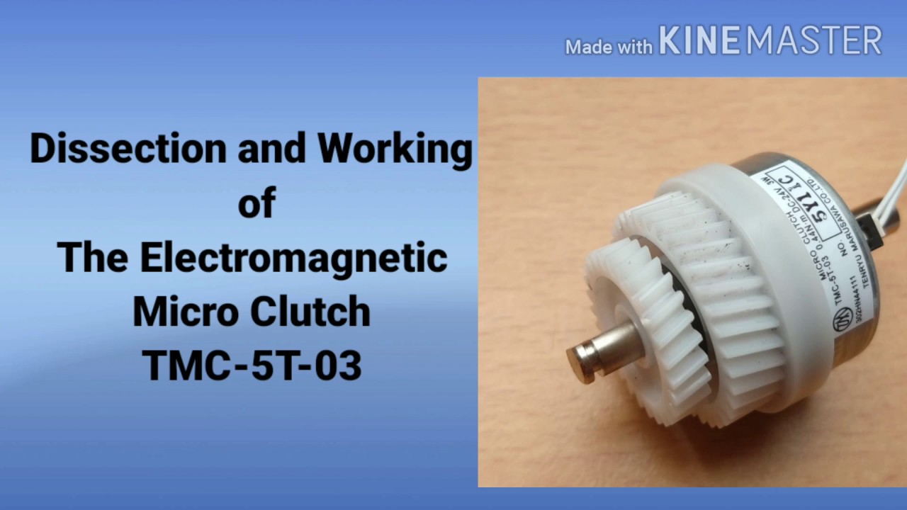 Dissection and working of an electromagnetic clutch in URDU