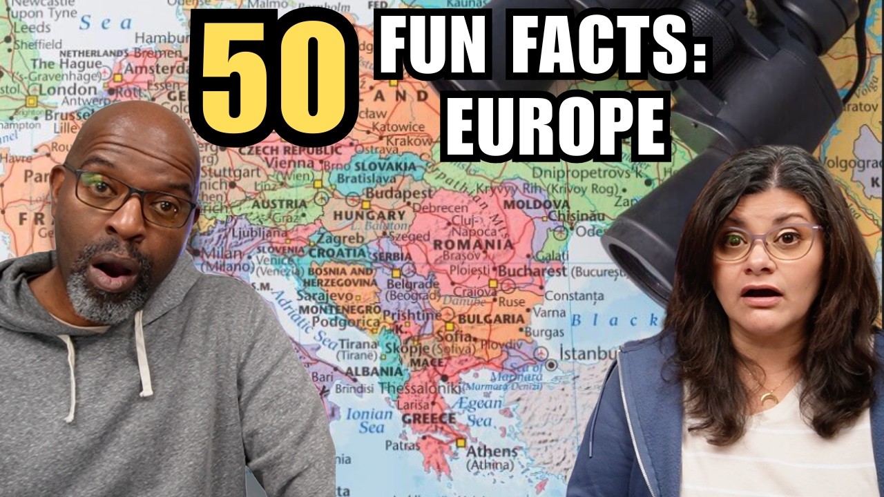 Americans React to 50 Fun And Interesting Facts About Europe