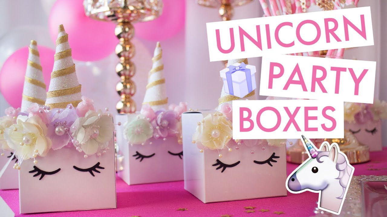 Unicorn Party Boxes 🦄 | BalsaCircle.com