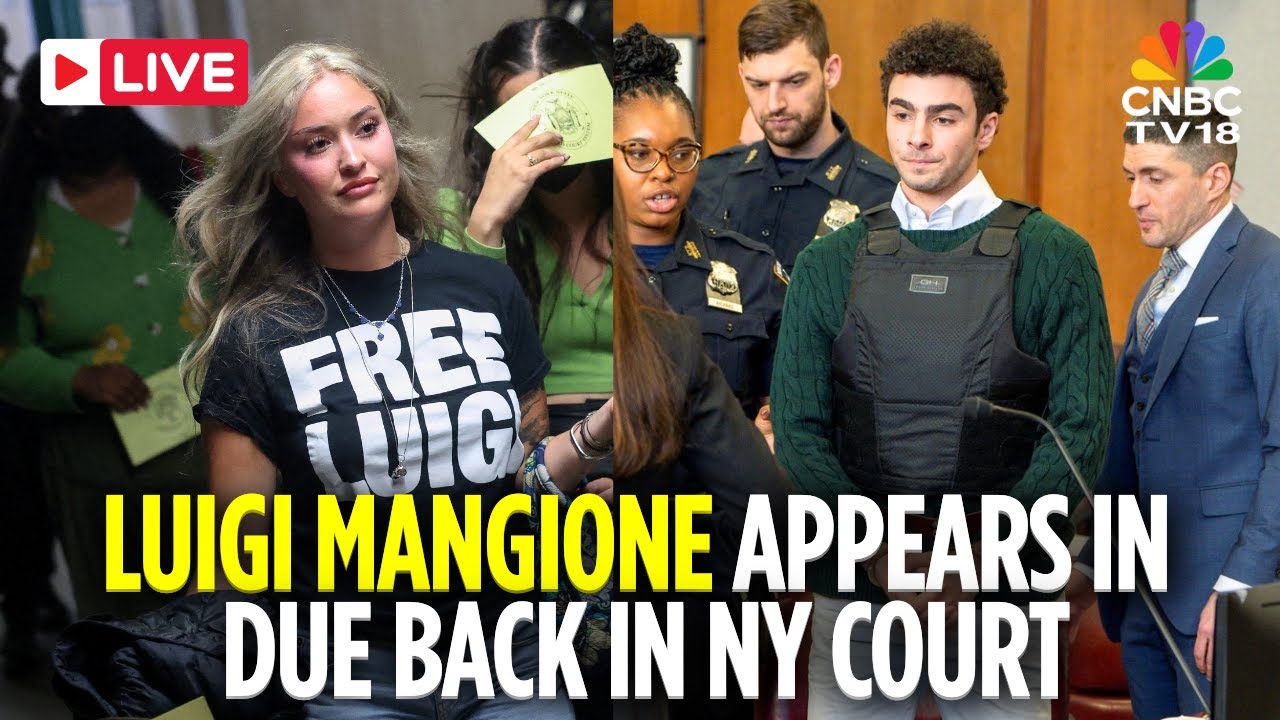LIVE: Luigi Mangione Due in Court Amid Double Jeopardy Fight in UnitedHealthcare CEO’s Killing |N18G