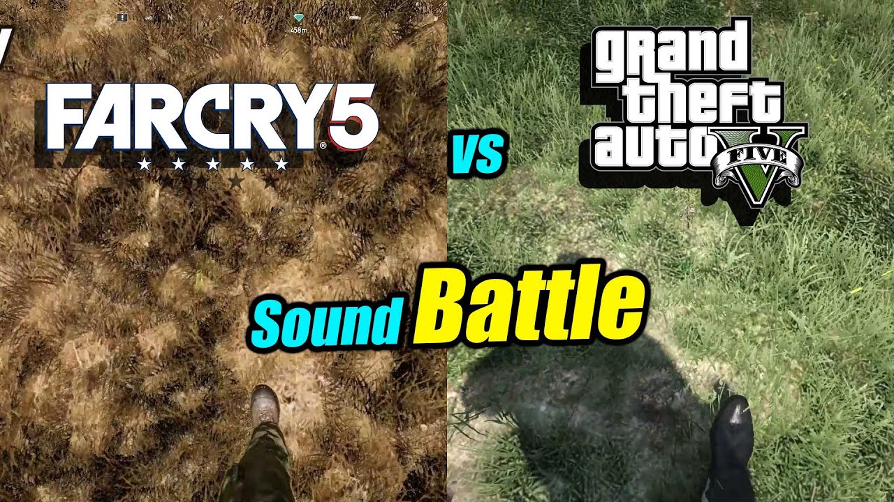 Sound Battle : GTA 5 vs Far Cry 5 Sound Comparison