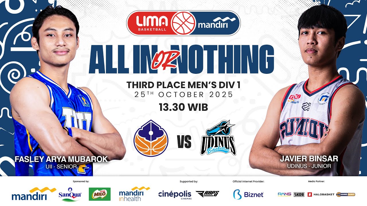 UII vs UDINUS | Third place Men's Division 1 | Yogyakarta I Oct 25