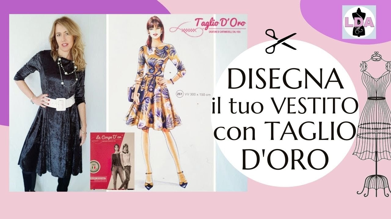 Disegna il tuo Vestito con Taglio d'Oro