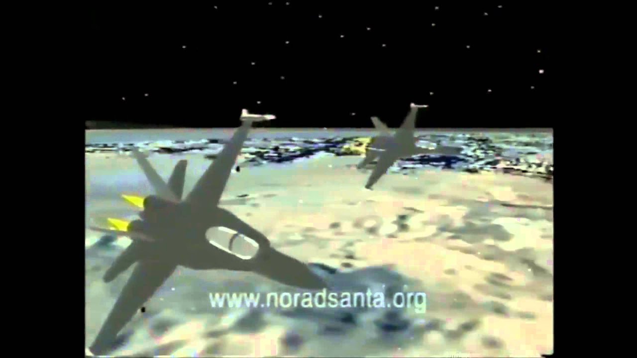 NORAD Tracks Santa - 2000 - F-18 Intercept - English