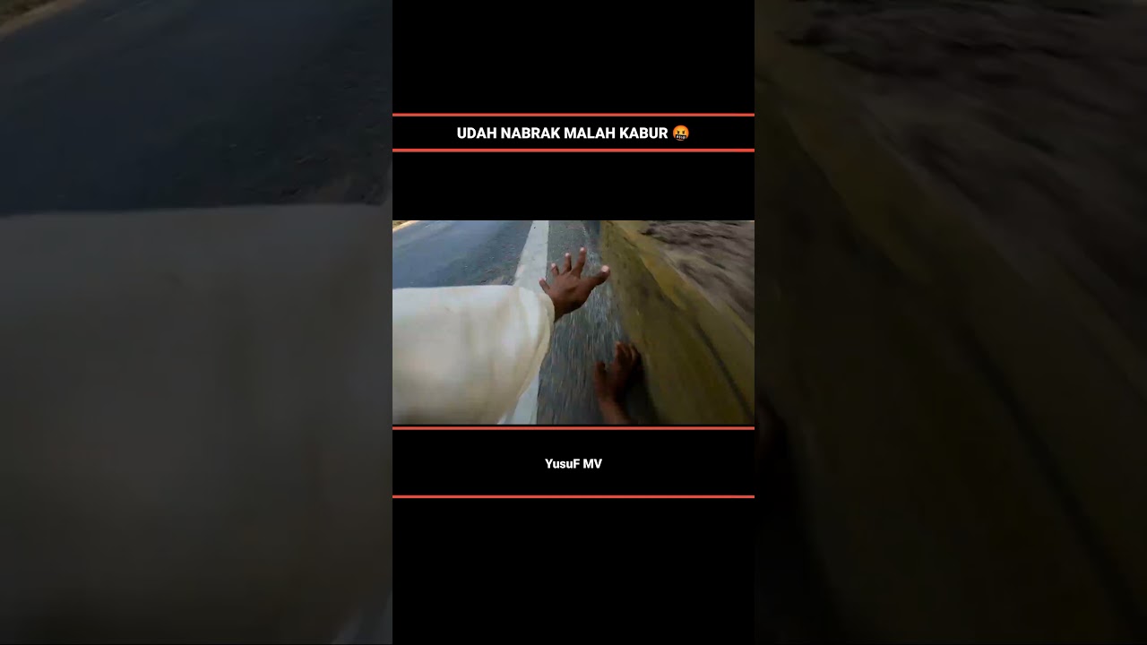 Nabrak Orang Sampai Terpental, Ekh Malah Mau Kabur❗ #motovlog #motorcycle
