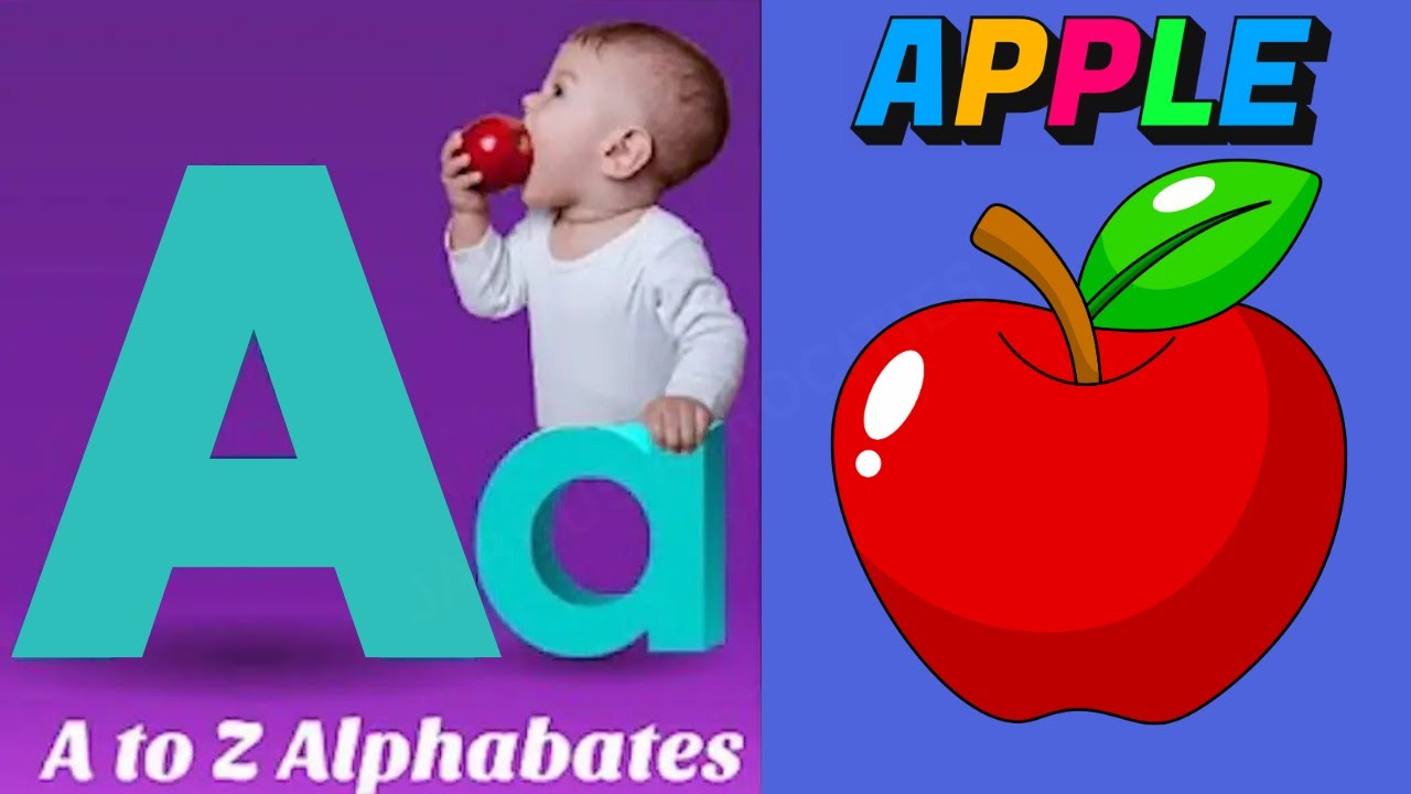 A for Apple B for Ball | Alphabets phonics song for toddlers |one two three numbers| 
