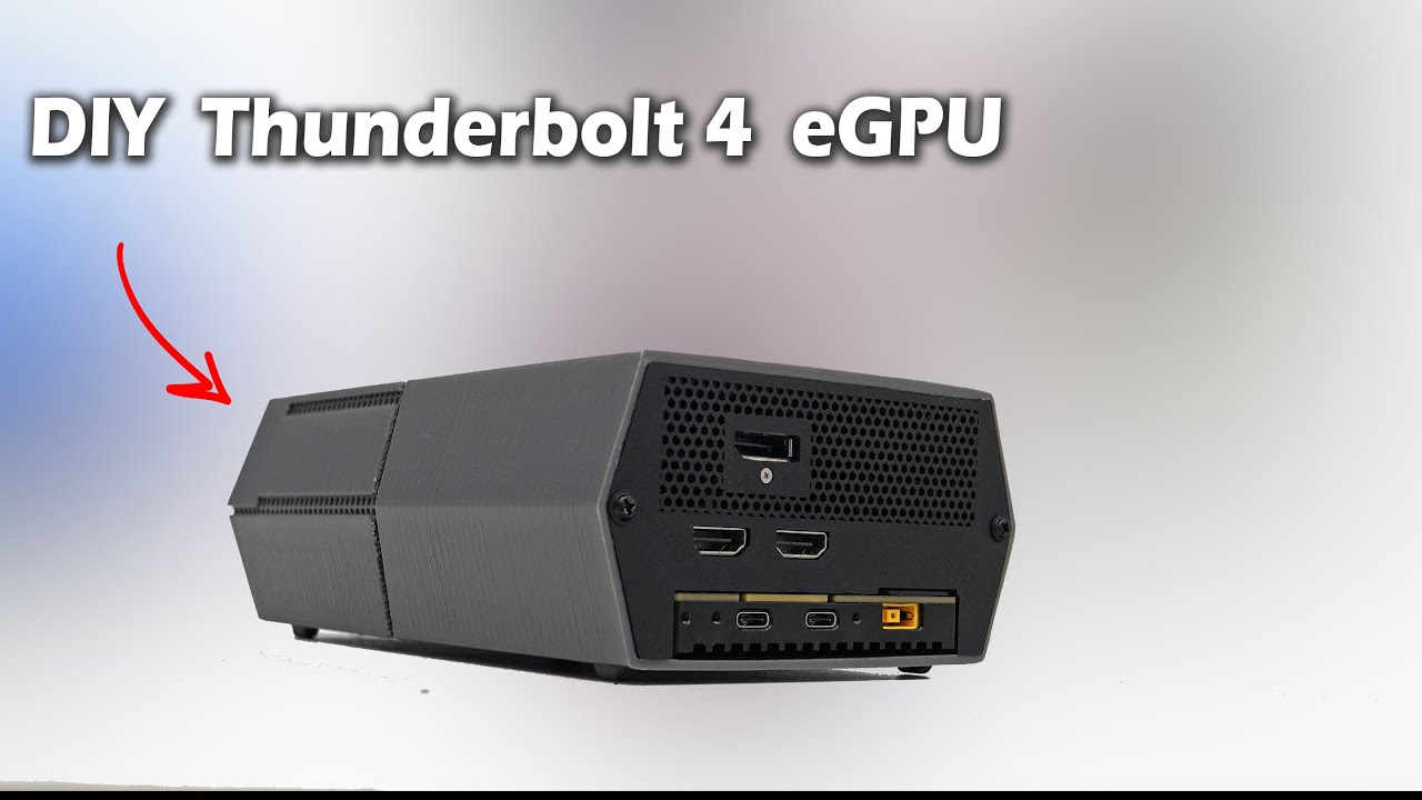 How to Build a DIY Thunderbolt 4 eGPU?