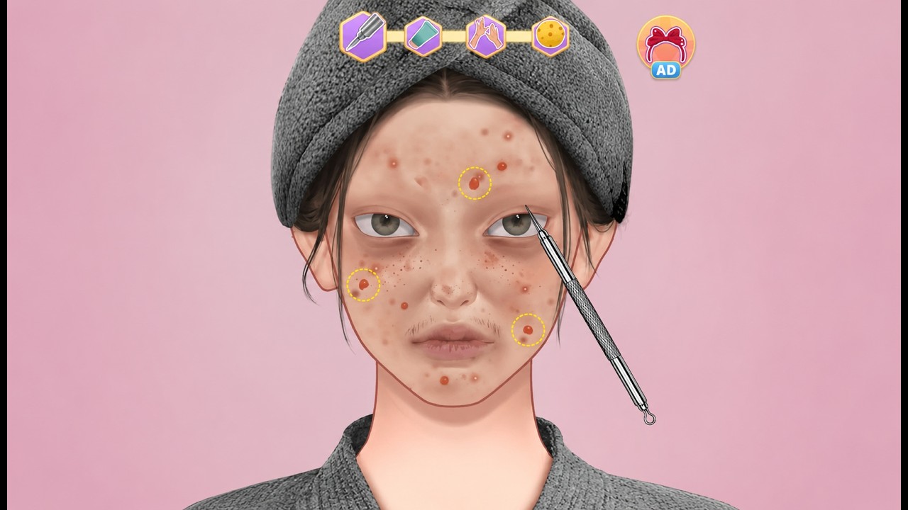 Makeup beauty level 5  Foundation Tutorial | Available on Android & iPhone #Makeupgames