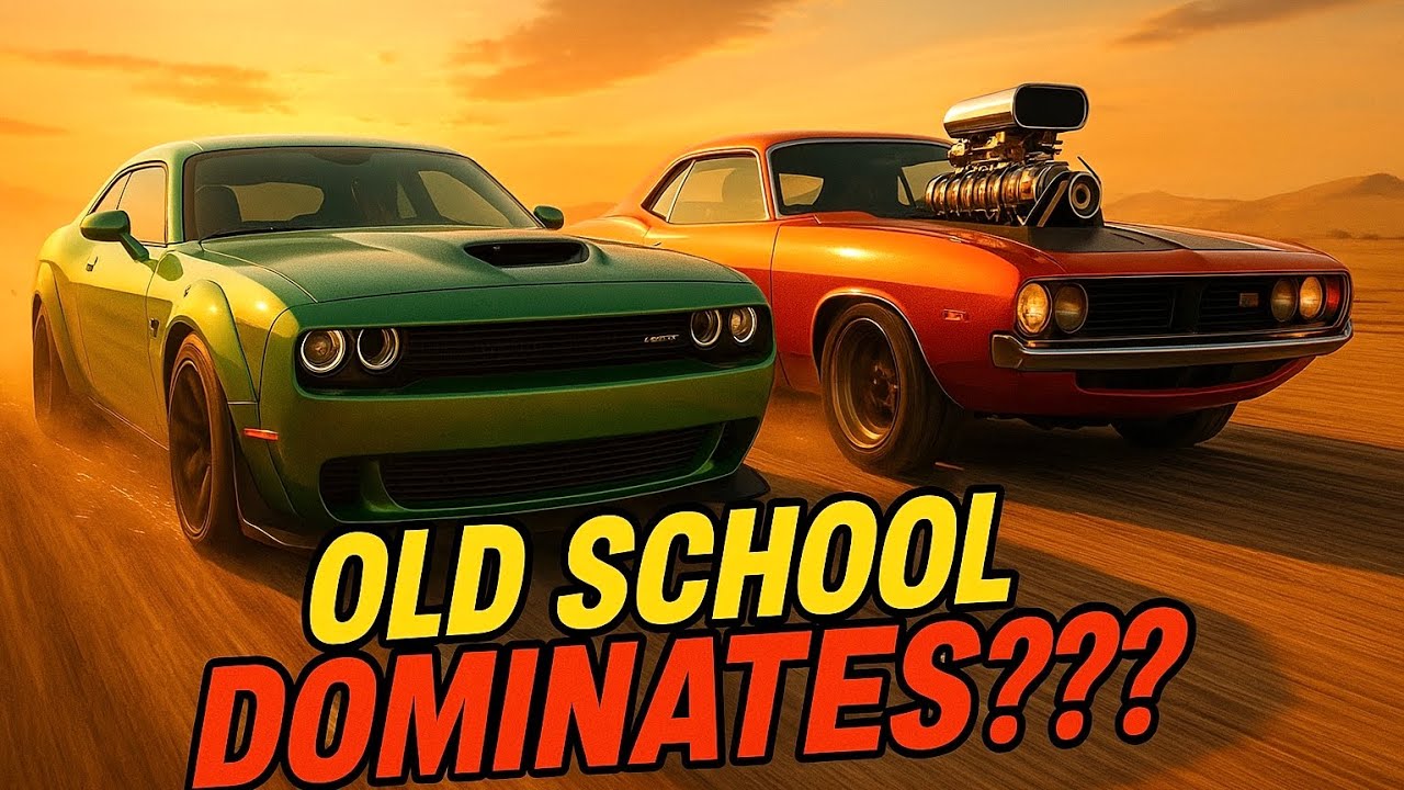 New vs Old School Drag Racing