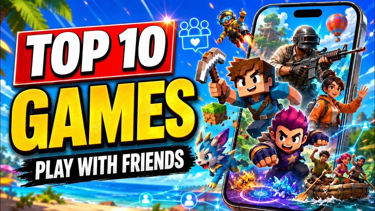 Top 10 BEST Mobile Games to Play w/ Friends - Summer 2026