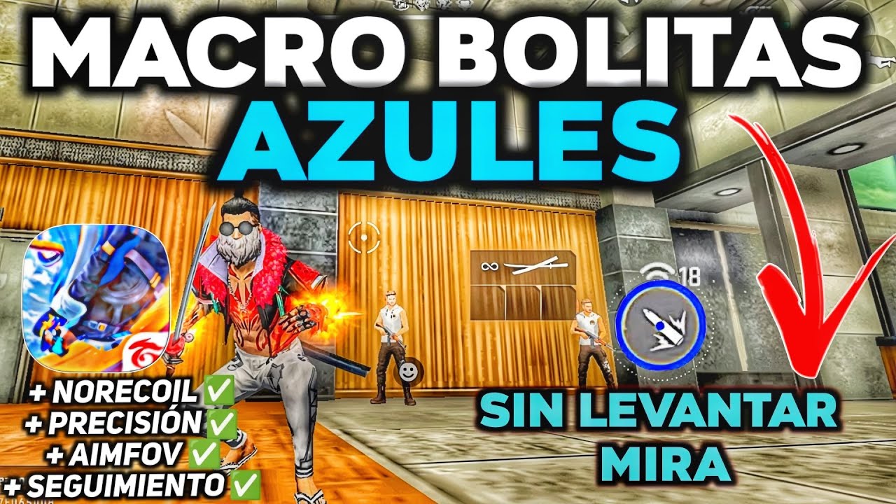 COMO ACTIVAR MACRO DE BOLITAS AZULES EN TELEFONO •Asistive touch Android 📱💻 FREE FIRE 2025