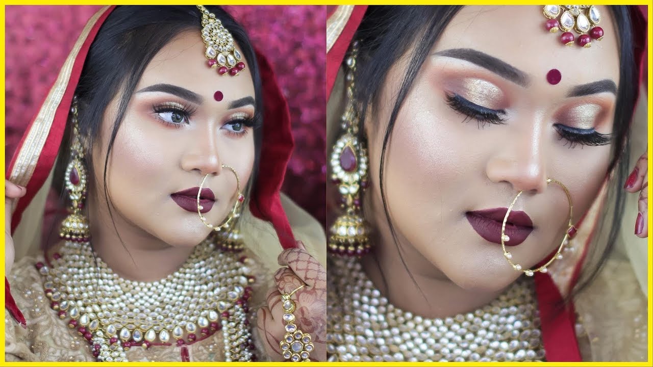 Simple & Elegant Akdh/Engagement Bridal Makeup Tutorial | Bridal Week Day-5 | Raisa Naushin