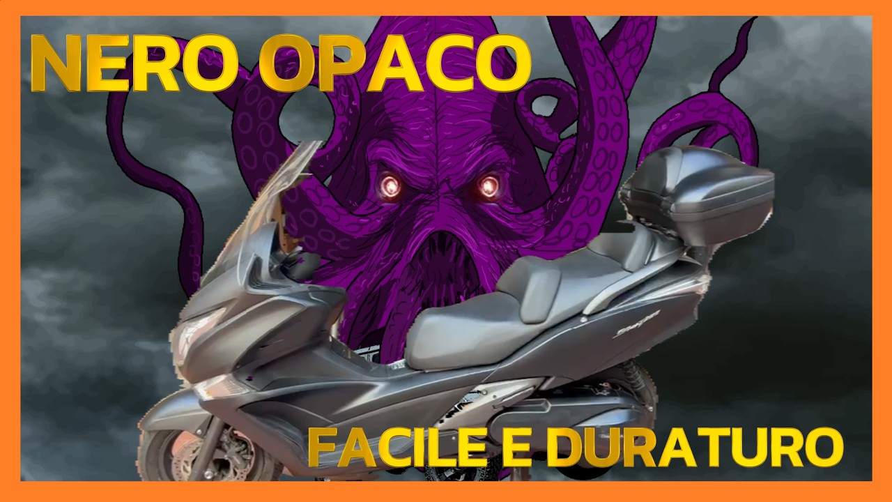 come verniciare nero opaco con Kraken coating