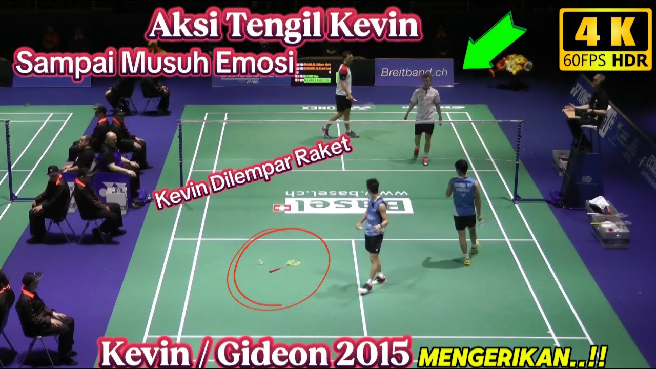 Pertandingan Panas..!! | Gideon/Sukamuljo vs Astrup/Rasmussen | Badminton Swiss Open 2015