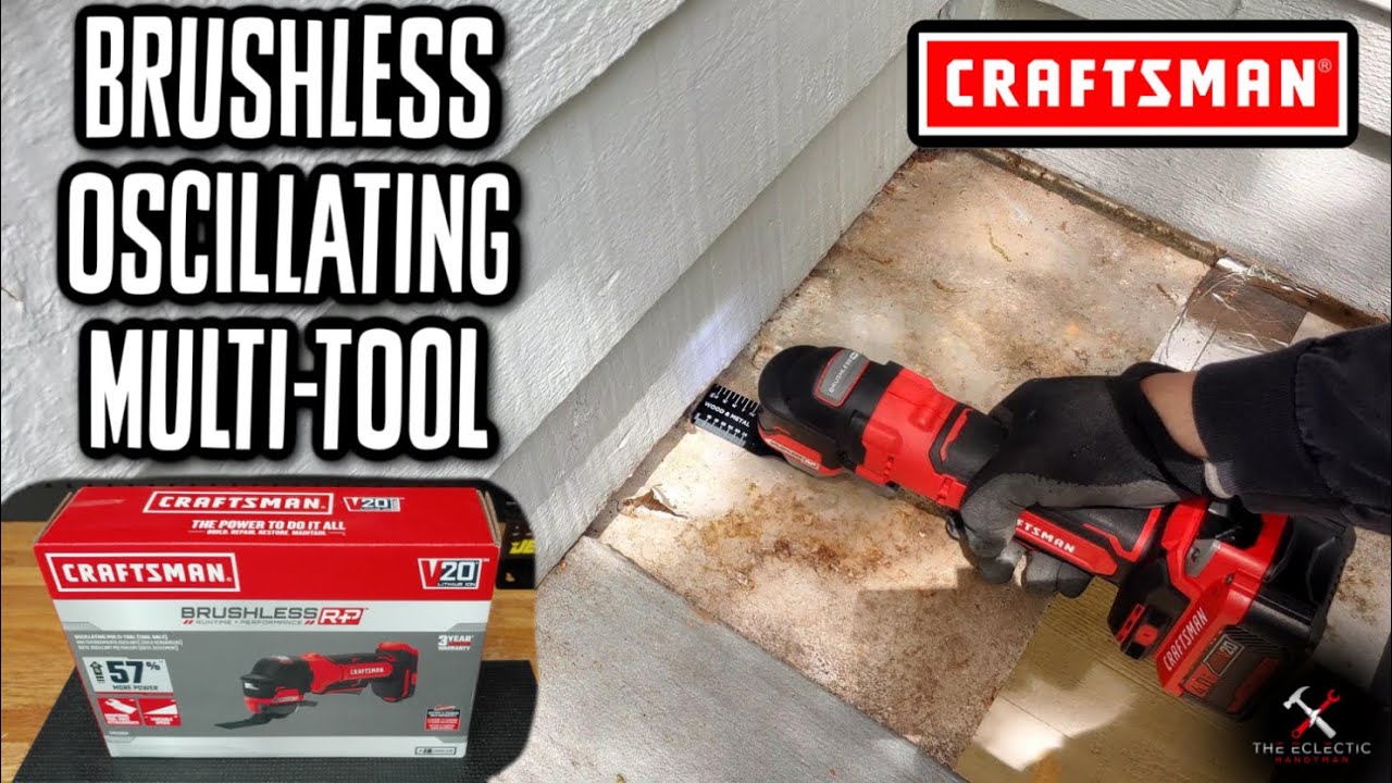 Craftsman Brushless Oscillating Multi-Tool, Unboxing & Review. Will it cut through old nails?