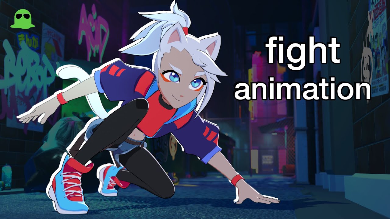 I made an ORIGINAL animation for my Blender Animation Course // 