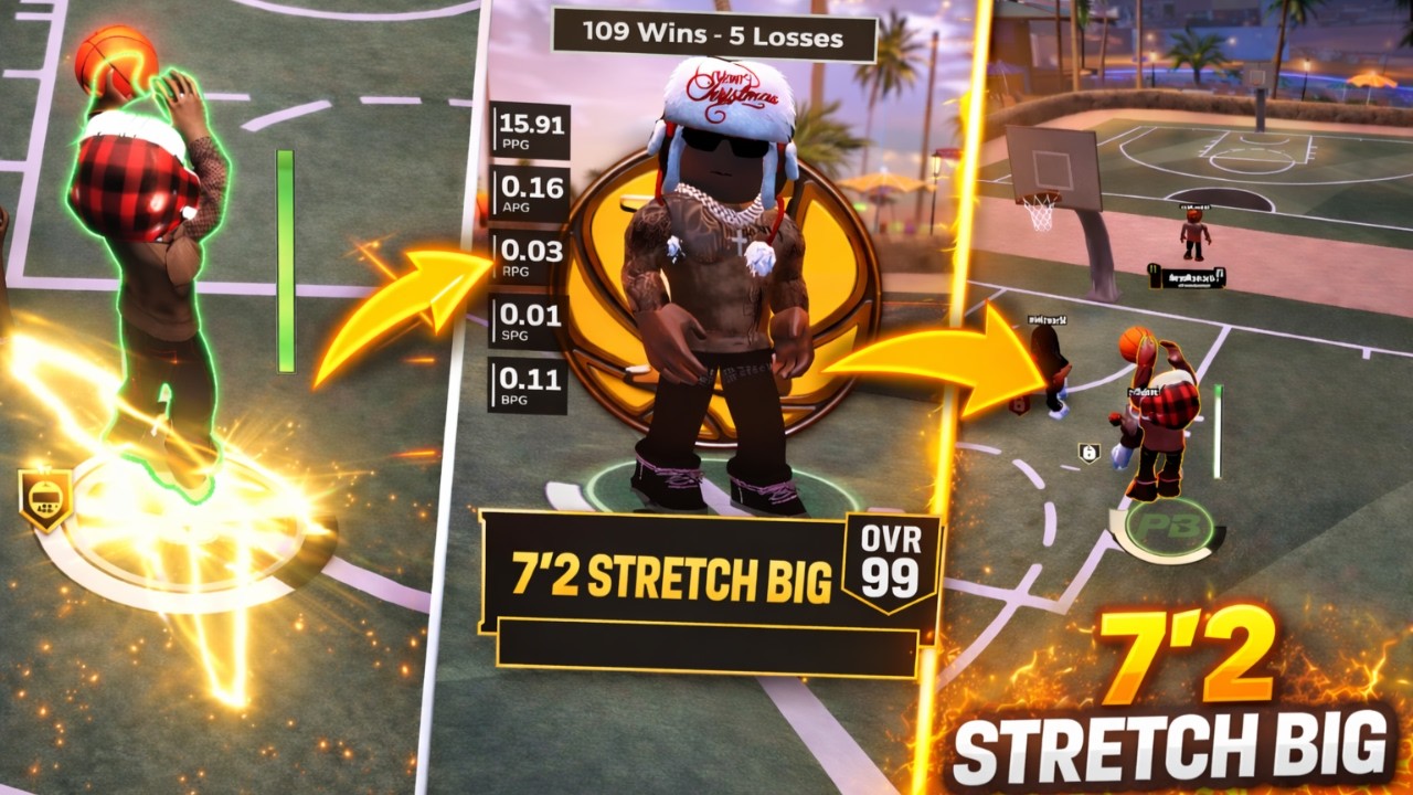 Dropping People Off On A 7'2 Stretch Big....Playground Basketball (I WAS GETTING DROPPED OFF AGAIN)
