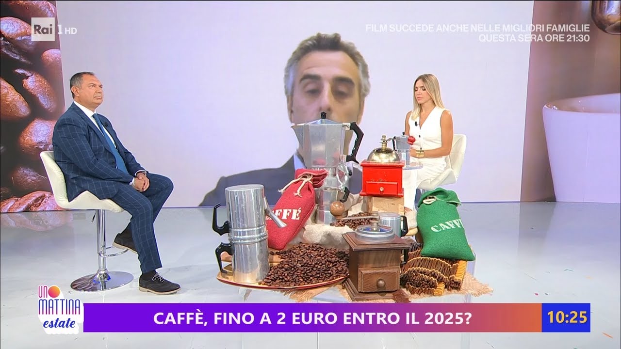 Il prezzo di un caff&egrave; fino a 2 euro entro il 2025? - Unomattina Estate 04/09/2025