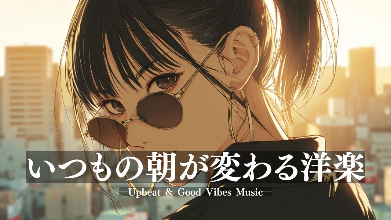 【洋楽Playlist】いつもの朝が変わる✨気分が上がるアップテンポBGM/作業用BGM/勉強用/ドライブ/work/