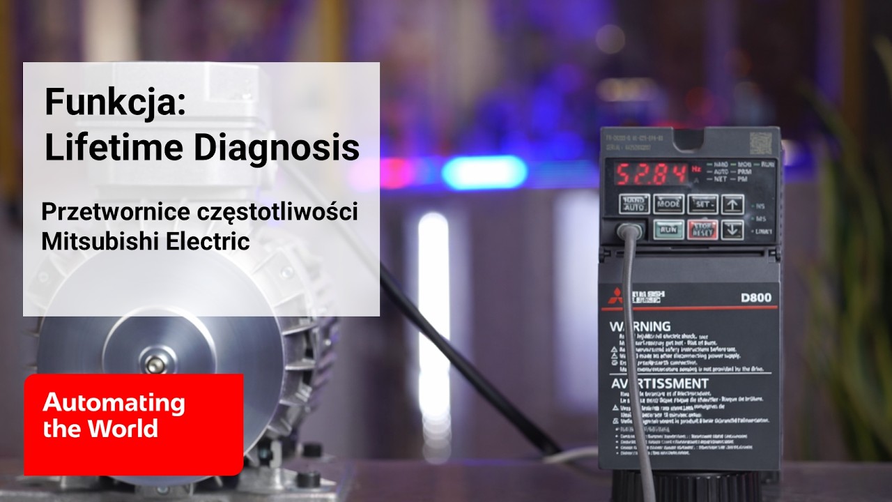 Funkcje specjalne w przetwornicy częstotliwości: Lifetime Diagnosis | Mitsubishi Electric