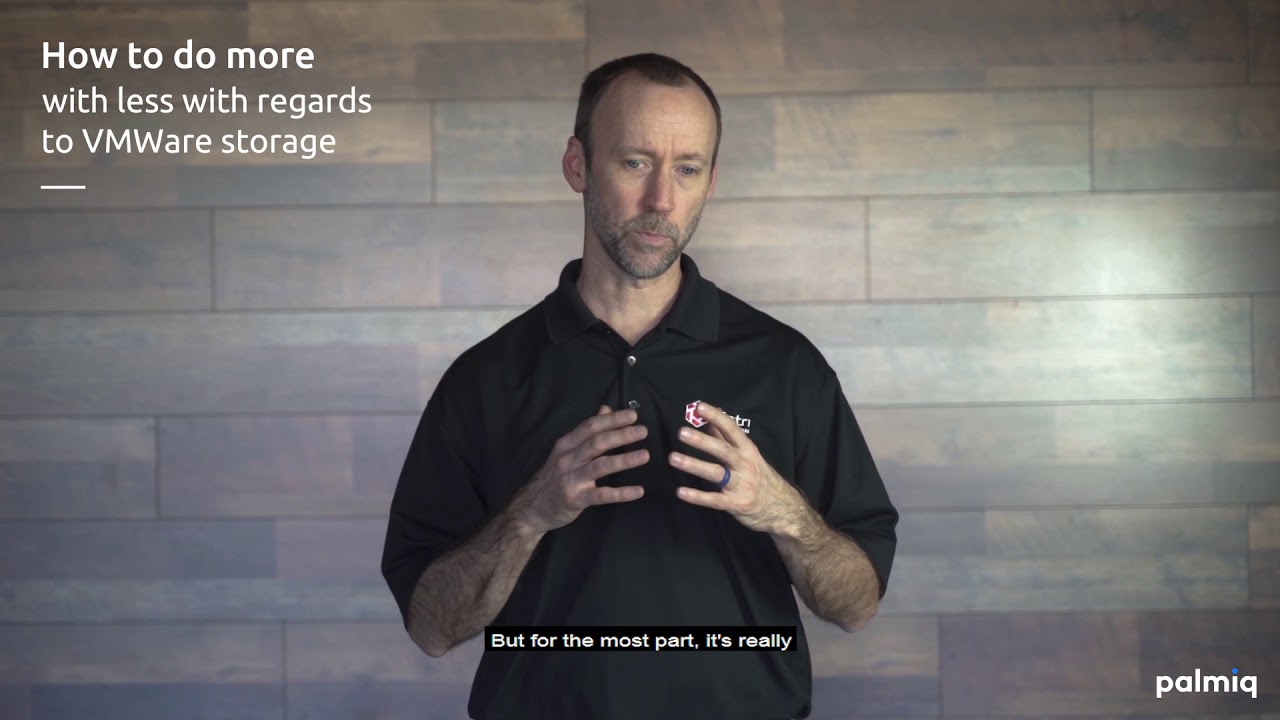 How to manage VMware storage.