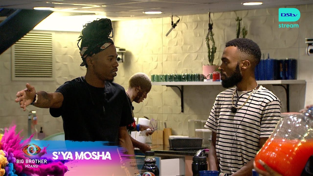Day 16: McJunior and PapaGhost exchange words – BBMzansi | S4 | Mzansi Magic
