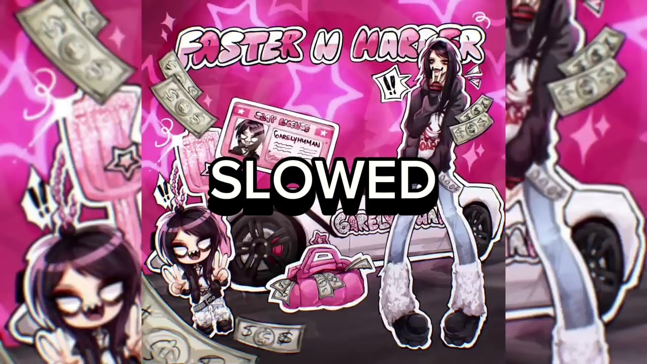 FASTER N HARDER SLOWED (speed 0.8) #fasternharder #6arelyhuman