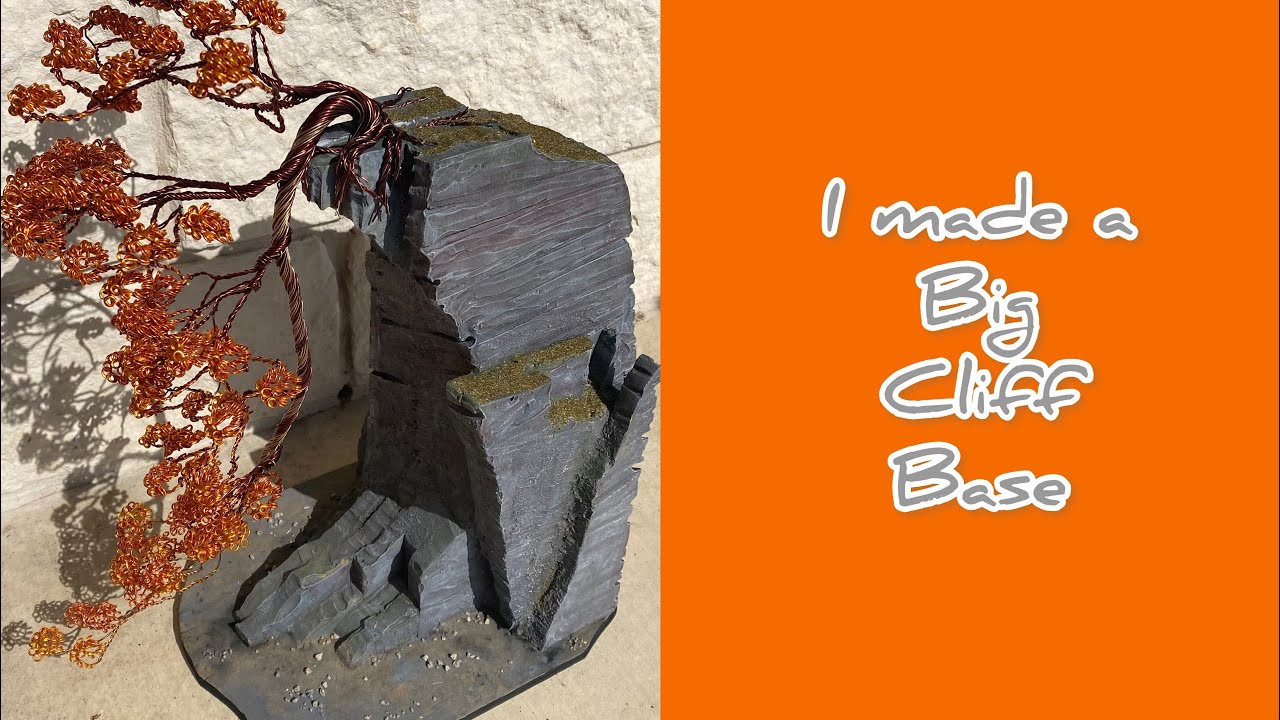 Making a Wire Bonsai Tree!! Basing the Cascade style #2