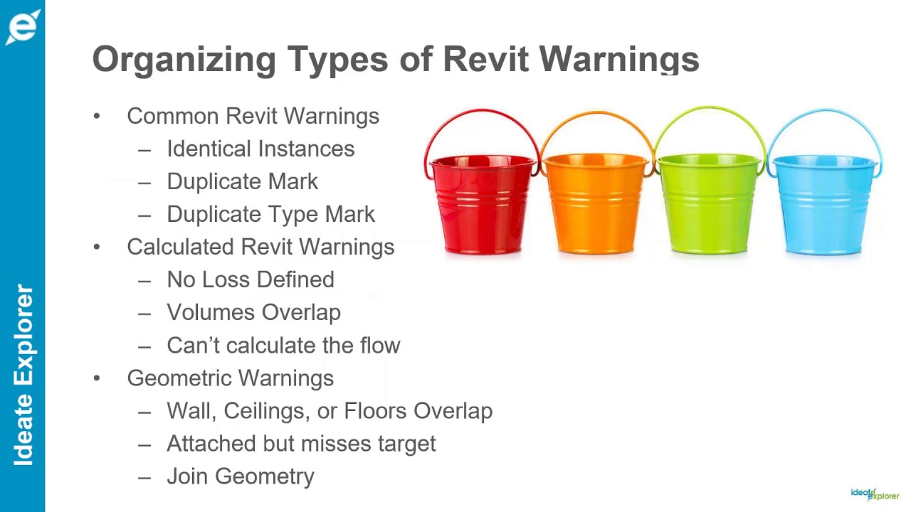 Understanding the language of Revit Warnings for Engineers